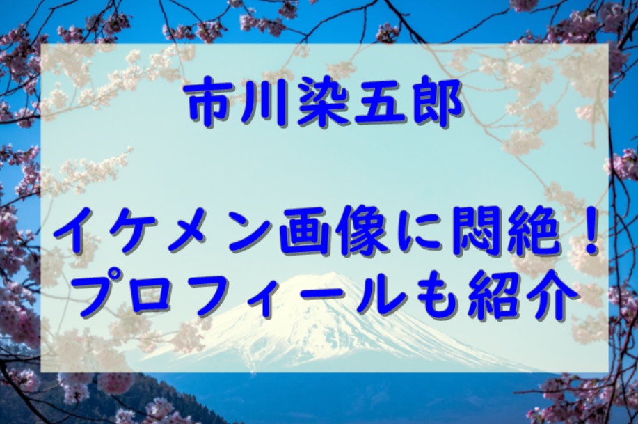 市川染五郎8代目の超絶イケメン画像 出身高校や本名 身長年齢などプロフィールを掘り下げ Monjiroblog